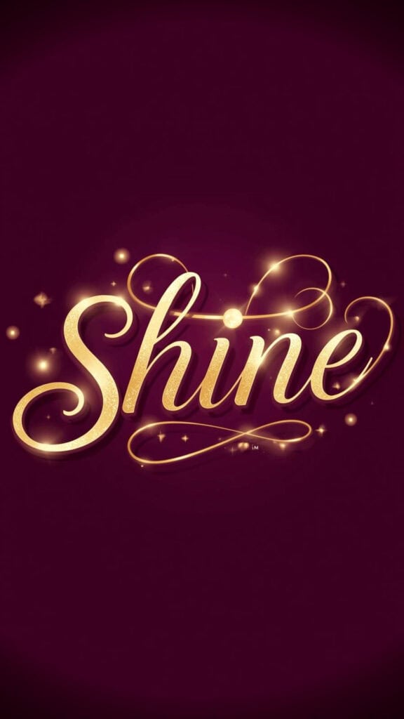 Shine Word of the Year Phone Wallpaper