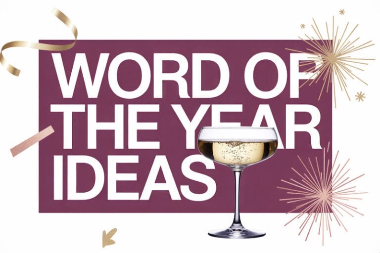 Word of the Year Ideas featured