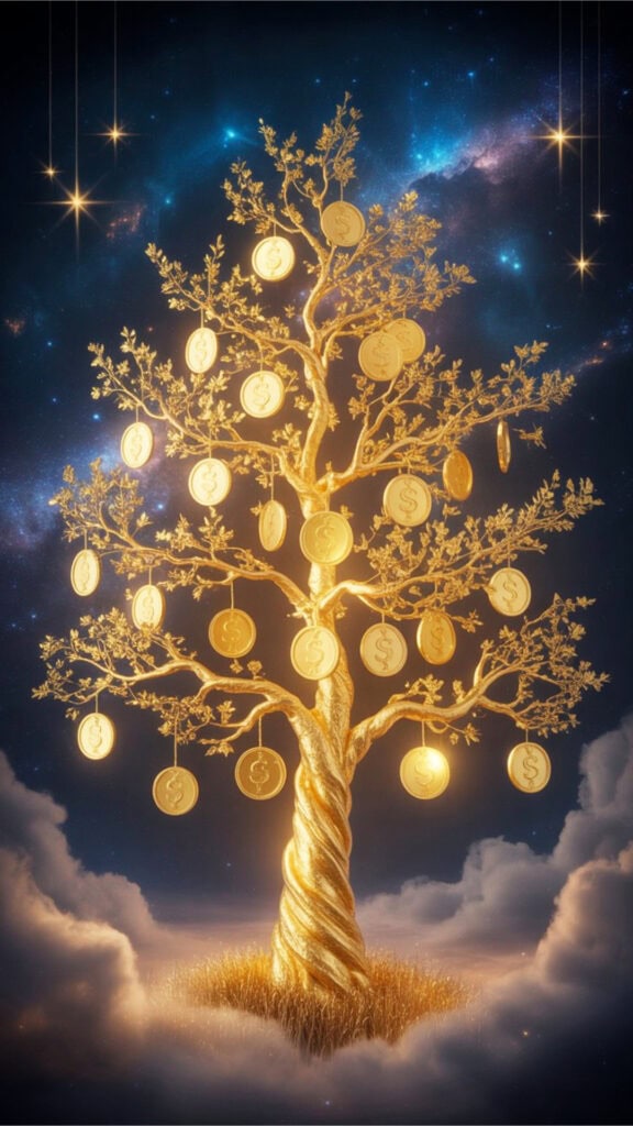 Golden Tree With Coins