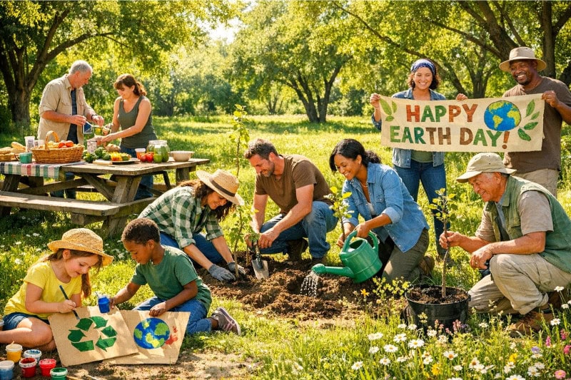 Earth Day eco-friendly bash