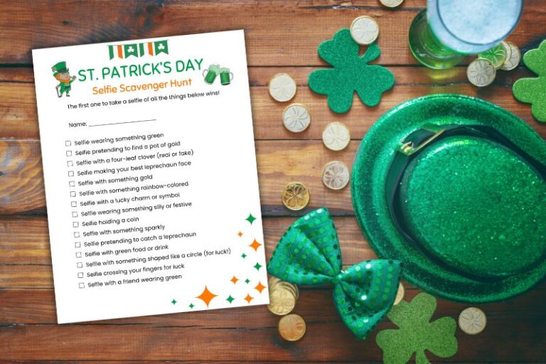 St. Patrick’s Day Selfie Scavenger Hunt Featured