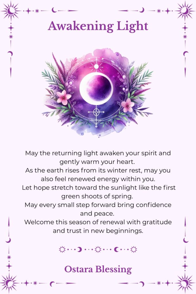 Awakening Light Ostara Blessing