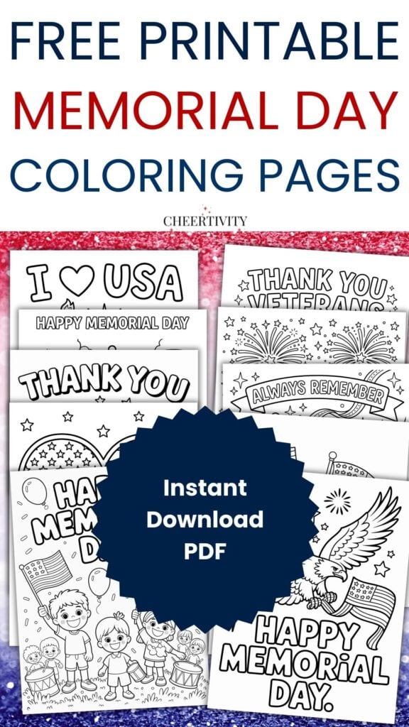 Free Printable Memorial Day Coloring Pages Pin 1