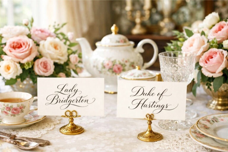 Bridgerton Tea Party Ideas featured