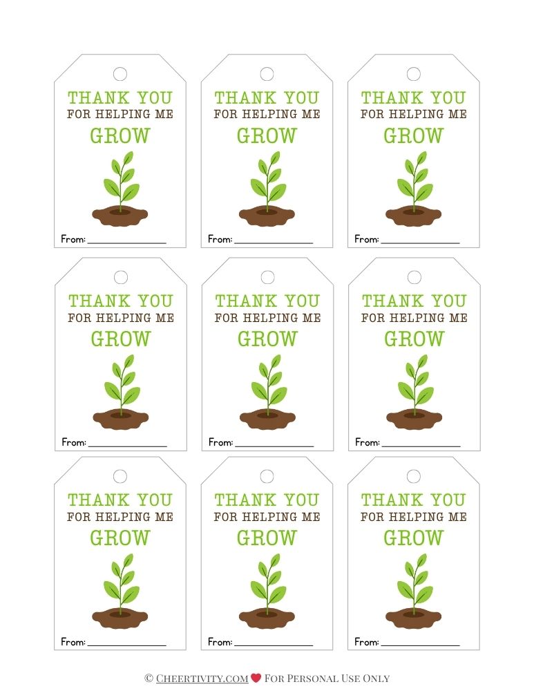 Thank you for helping me grow tags
