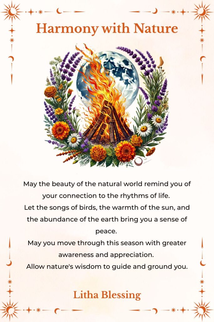 Harmony with Nature Litha Blessing