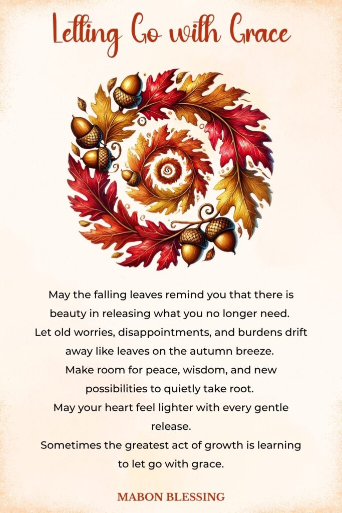 Letting Go with Grace Mabon Blessing
