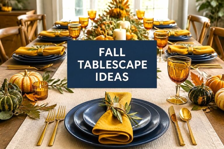 Fall Tablescape Ideas featured