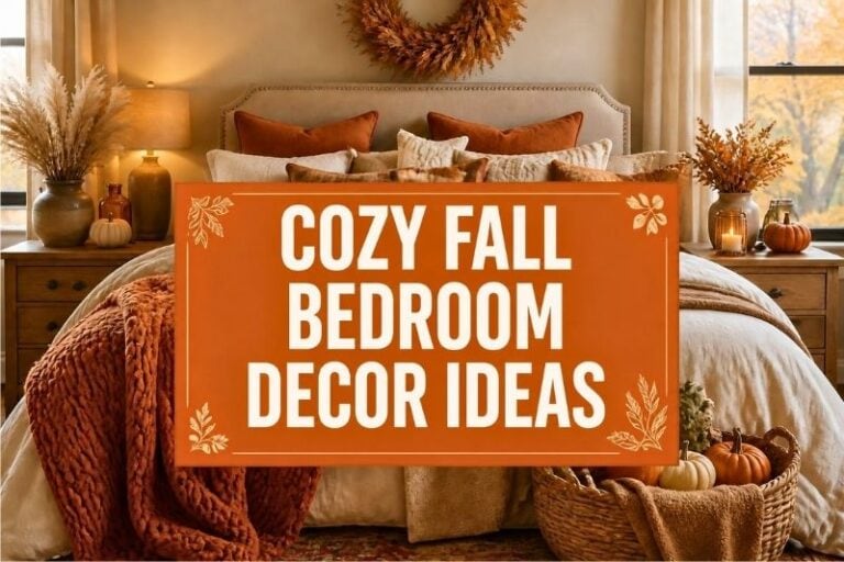 Fall Bedroom Decor Ideas featured