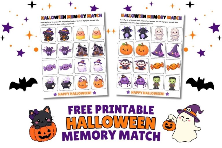Halloween Memory Match featured