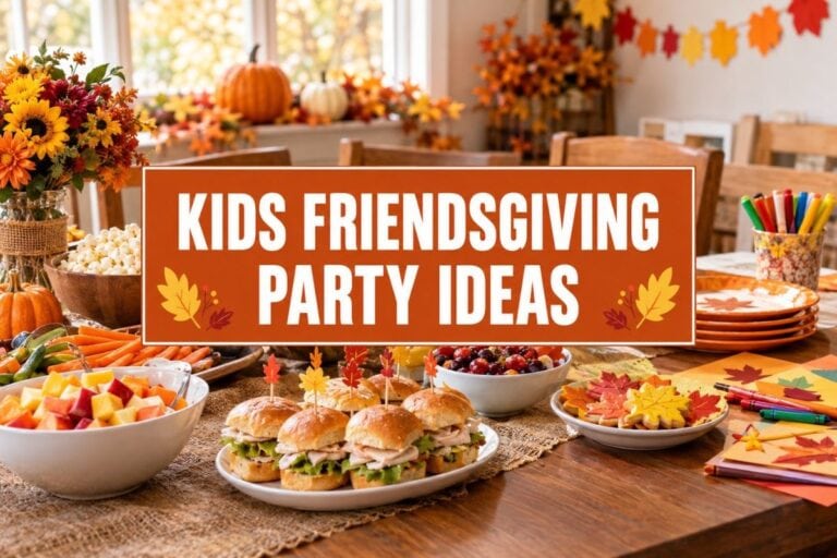 Kids Friendsgiving Party Ideas featured